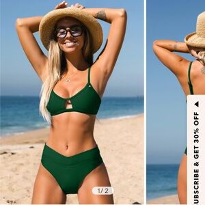 NWT Cupshe bikini size S